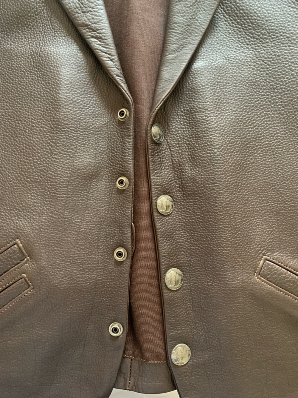 Coronado Leather Brown Leather Holster Vest - Picture 13 of 16